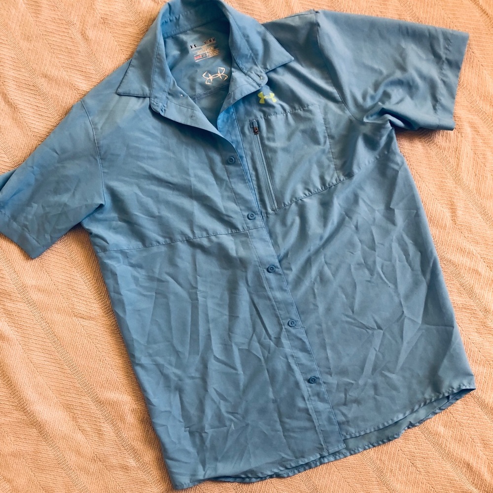Men’s Medium Under Armour Button Up Short Sleeve
